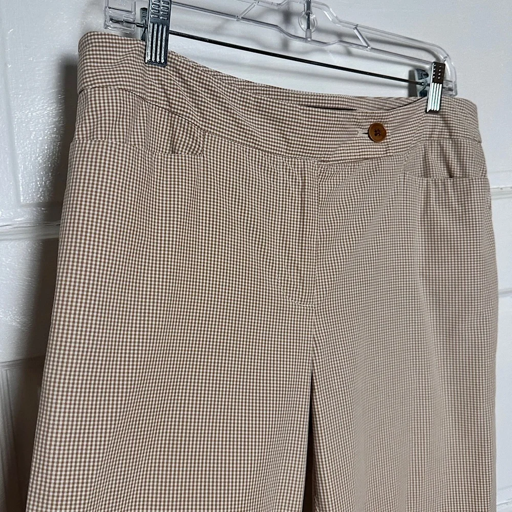 3/$20💥 Talbots‎ Signature Ankle Pants Plaid Chinos Cotton Preppy Preppy 8
